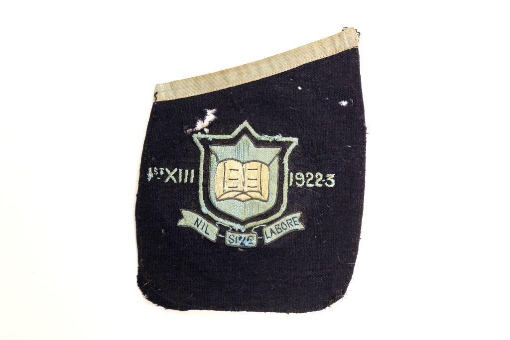 1922 First-XIII Football Pocket - Brisbane Grammar School