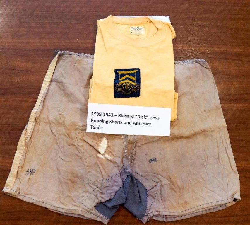 1939 Richard Dick Laws (1939-1943) Athletics Gear - Tooowoomba Grammar School