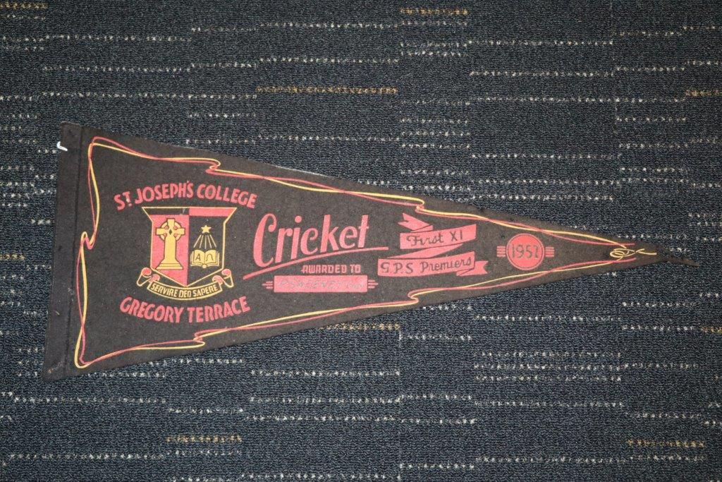 1952 Cricket Pennant - Gregory Terrace
