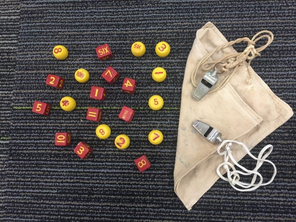 1960's GPS Athletics Lane Draw Marbles - Anglican Church Grammar School