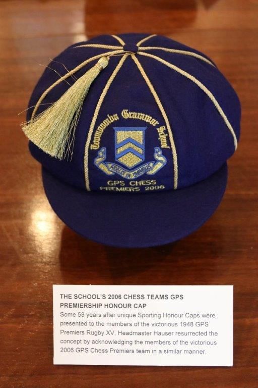 2006 Premiership Honour Cap GPS Chess Team - Toowoomba Grammar School