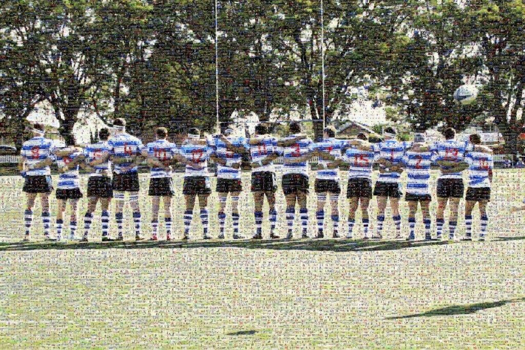 2014 Nudgee College Rugby Mosaic